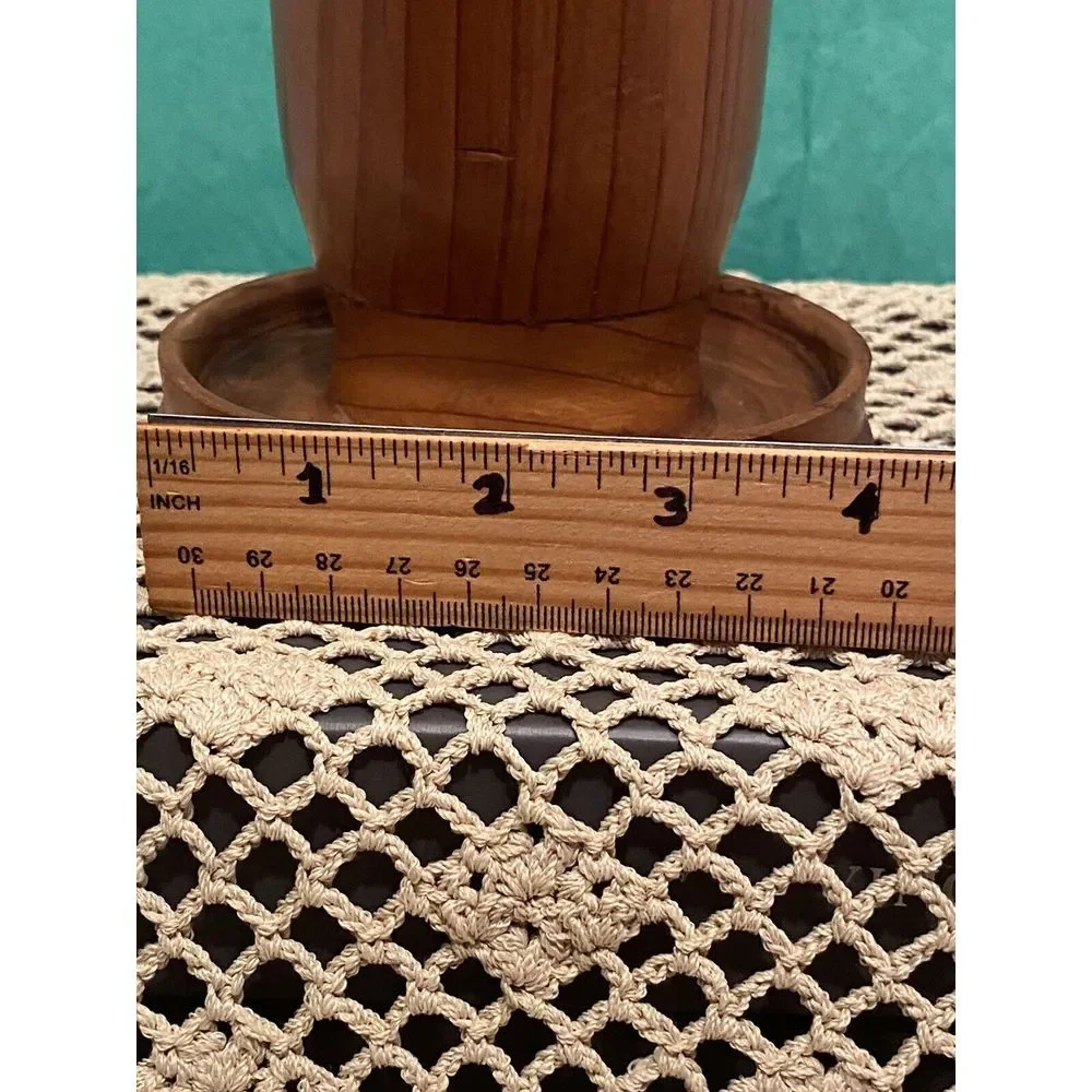 Antique Turned Maple Wood Lidded Cylindric Canister Lid Having Button Cap Finial